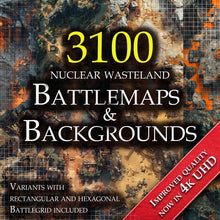 3000+ Nuclear Wasteland Battle Maps – Perfect for RPGs and Virtual Tabletop Games