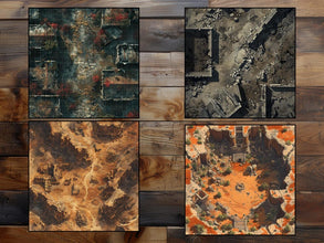 3000+ Nuclear Wasteland Battle Maps – Perfect for RPGs and Virtual Tabletop Games