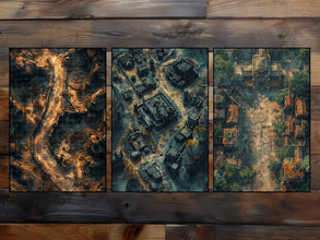 3000+ Nuclear Wasteland Battle Maps – Perfect for RPGs and Virtual Tabletop Games