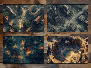 3000+ Nuclear Wasteland Battle Maps – Perfect for RPGs and Virtual Tabletop Games