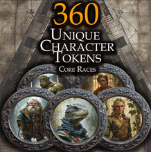 360 Unique Character Tokens for DnD & RPGs – Enhance Your Tabletop Gaming