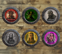 360 Unique DnD Character Tokens with Conditions – Perfect for RPG & Virtual Tabletop Games