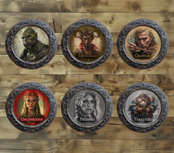 360 Unique DnD Character Tokens with Conditions – Perfect for RPG & Virtual Tabletop Games