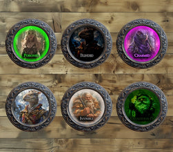 360 Unique DnD Character Tokens with Conditions – Perfect for RPG & Virtual Tabletop Games