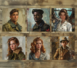 500 Unique Fantasy Character Portraits for RPGs – Perfect for Tabletop Gaming!