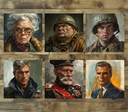 500 Unique Fantasy Character Portraits for RPGs – Perfect for Tabletop Gaming!